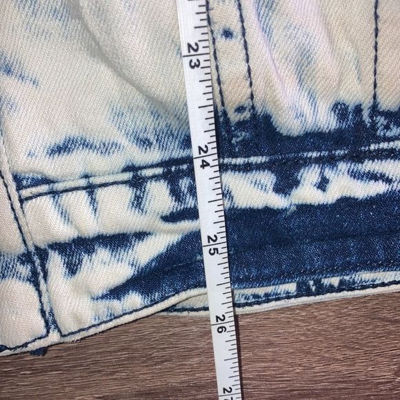 Mens 8ight/Dstrkt XL Acid Wash Denim Vest - Picture 8 of 15